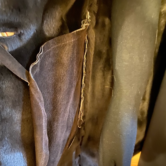 Marvin Richards Dark brown long coat Sz M - Picture 8 of 16